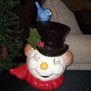 Snowman head with inside light